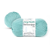 Mary Maxim Mellowspun DK Yarn for Crocheting and Knitting Baby Blankets, Afghans, Sweaters, and Clothing, Blue Turquoise Yarn, 2