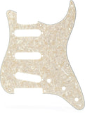 Fender Modern Pickguard, Stratocaster, 11-Hole - Aged White Moto
