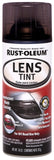 RustOleum 253256 Specialty Lens Tint Spray Paint, 10 Oz Aerosol, 810 SqFt/Can, Translucent, 10 Ounce (Pack of 1), Black