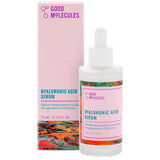 Good Molecules Hyaluronic Acid Serum - 1% Hyaluronic Acid Non-Greasy Ultra hydrating Serum Facial Moisturizer for Plumper Skin, 