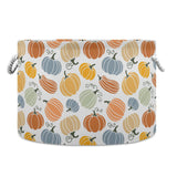 senya Thanksgiving Storage Basket Fall Basket, Thanksgiving Autumn Pumpkin for Toys Clothes Storage Bin Box Laundry Hamper Organ