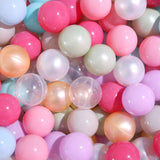 PlayMaty Ball Pit Balls - 100pcs Phthalate Free BPA Free 10 Pearl Colors Balls Crush Proof Stress Balls Swim Pit Fun Toy for Bab