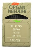 Organ Industrial Sewing Machine Needles 140/22