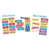 Eureka Multicolor Weather and Calendar Bulletin Board Classroom Decoration Set, 38pcs, 17'' x 24''