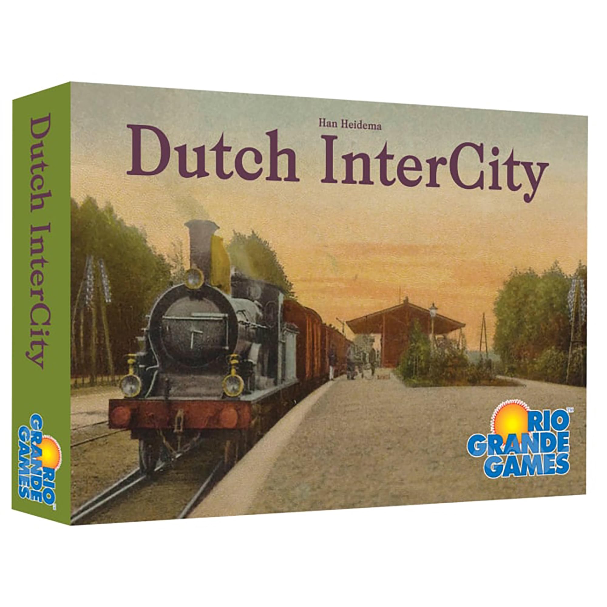 Rio Grande Games: Dutch Intercity - Stratgey Train Board Game, Build & Invest In Railroads Across The Netherlands, Ages 12+, 3-6