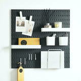 Keepo Pegboard Combination Kit, 4 Pegboards and 14 Accessories Modular Hanging for Wall Organizer, Crafts Organization, Ornament