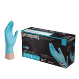 GLOVEWORKS Blue Disposable Nitrile Industrial Gloves, 5 Mil, Latex & Powder-Free, Food-Safe, Textured, XX-Large, Box of 100