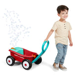 Baby Walker Wagon, Baby Toy Cart, Toddler Toys, Rolling Cart, Radio Flyer Bubble Buddy Walker Wagon for Kids Ages 1-4 Years, Red
