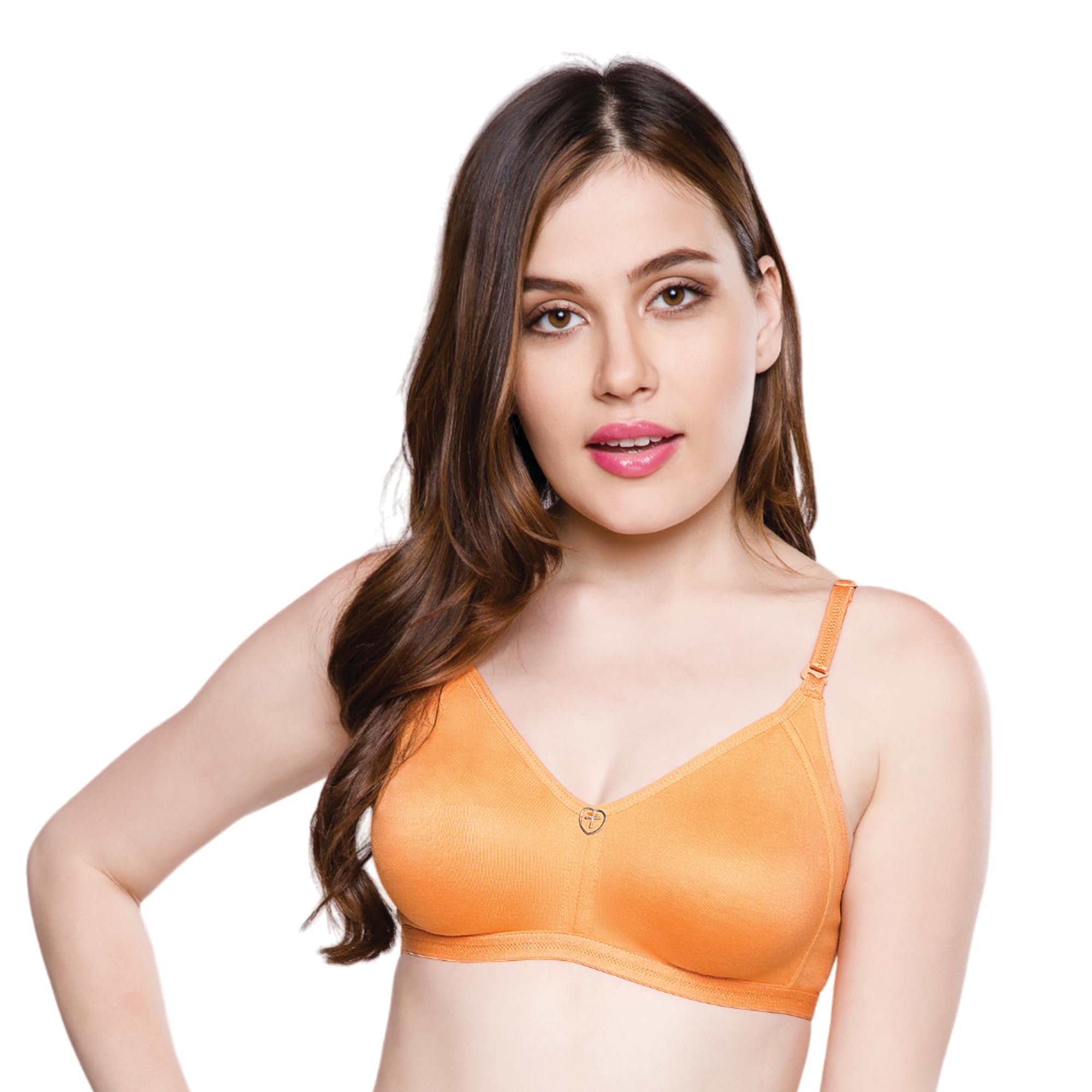 Trylo Riza Cute 34 Orange B - Cup,Orange,34,B09BNL34BP