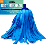 Large Mop Head Replacement Refill Synthetic Wet Chamois Mop Head Boat Cleaning Products Wash Mop for Deck, Floor, Home, Auto Car