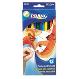Dixon Prang Presharpened 7Inch Colored Pencils, 12Color Set (22120)