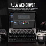 EPOMAKER Aula WIN60 HE 60% Wired Magnetic Keyboard with Adjustable Actuation, 8000 Hz Polling Rate, Hall Effect Switches, Hot-Swap, for FPS Games (Black)