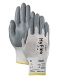Ansell 103330 HyFlex 11-800 Foam Nitrile Palm Coated Knit Assembly Gloves, 0.33 Height, 9 Length, 4 Wide, Size 6, White (Pack of