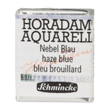 Schmincke - HORADAM AQUARELL, Super Granulation, 14 967 044 Haze Blue, 1/2 pans, very strong granulating colors, finest, super g