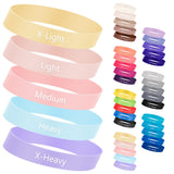 WinnerWhy 5 Pack Toe Exercise Bands Stretcher Separator Spacer,Pastel