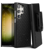 MOTIVE Designed for Samsung Galaxy S23 Ultra Case with Belt Clip, Holster Case for S23 Ultra, Shell Holster Combo, Slim Rugged D