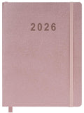 2026 Planner - Weekly and Monthly Planner, Jan 2026 - Dec 2026, Vegan Leather Cover, Elastic Closure, 8.5x11, Rose Gold