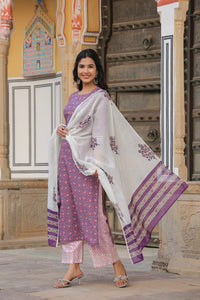 Gosriki Women'S Cotton Blend Straight Printed Kurta With Pant & Dupatta (Blockbuster Multi-Nw-Gs_Xxl_Multi_Xx-Large) Multicolour,Multicolour,2,B0CQPFYB18