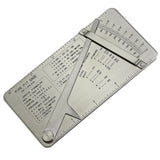 RIVERWELD Pipe Pit Welding Gauge Gage Test Ulnar Welder Inspection Range is 0 to 1/2 in 1/64 & .010 Increments Inch