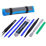 Professional Opening Pry Tool Repair Kit with NonAbrasive Nylon Spudgers and AntiStatic Tweezers, 8 Piece Set