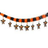Funcart Halloween Party Paper Garland Decoration Streamer with Cutouts 3 Meters Long