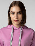Fyltr Women'S Casual Hoodie With Stripe Tape - Rib Hem & Cuff | Drop Shoulder | Casual Winterwear For Women,Cotton Candy Blush,Cotton Candy Blush,Xl