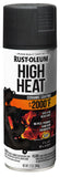RustOleum 248903 12Ounce 2000 Degree, Flat Black Automotive High Heat Spray Paint, 12 Ounce (Pack of 1)