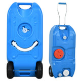 YITAMOTOR 40L Portable Water Tank with Solid Handle, Odorless Tote for Camper with Large Wheels, Portable Water Holding Tank wit