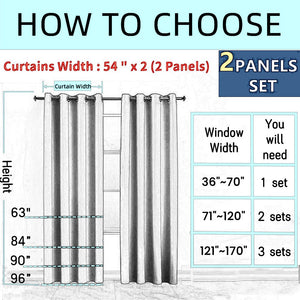 1 Pair Blue and White Cloud Semi-Blackout Curtains for Boys Kids Children Nursery Room Bedroom (Blue, 2 x 39x63 Inch)