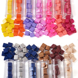 Pandahall 260Pcs Opaque Tila Beads - 2-Hole Square Craft Beads, 5mm, for Jewelry Making