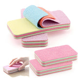 BREEZHAVN 4 Pack Peelable Rainbow Microfiber Sponges, 12 Tearable Layers Absorbent Cleaning Pads, 2 Sizes NonScratch Scrub Pads