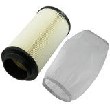 Caltric Air Filter with Prefilter Intake Air Sleeve Compatible with Polaris Sportsman 400 2001-2005 2008-2014