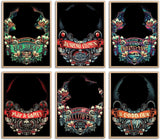 Gearock 6 Pack Halloween Diamond Painting Kits, Horror Diamond Art Kits for Adults, DIY Gem Art Crafts for Room Bedroom Living R