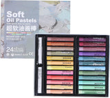 Levin Oil Pastels, Unique Texture Convenient Practical DIY Interesting Safe Reliable Pastel Crayons for Home for Art Course for
