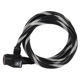 BRINKS - 3/8 X 6' Keyed Locking Flexible Steel Loop Cable - Heavy Duty Vinyl Wrap for Corrosion Protection