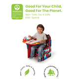 Delta children chair Desk With Storage Bin - greenguard gold certified, Spider-Man, Arm Rest, cushion Availability, Engineered W