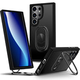 Shields Up for Samsung Galaxy S25 Ultra Case with Stand, Galaxy S25 Ultra Case with Double Ring Holder [Adjustable & Foldable] P