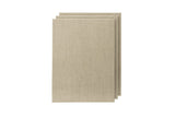 Senso Clear Primed Linen Panels - 12x12-12 Pack of Panels for Painting Oils, Acrylics, Pastels and More