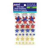 ArtSkills Self Adhesive Glitter Star Shape Foam Stickers, Peel and Stick, Assorted Sizes, 60 Pieces