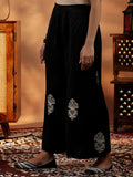 Libas Women'S Velvet Co-Ords (36847O_Black_M)