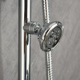 Pulse Showerspas 7001-Ch Riviera Shower System With 8 Rain Showerhead, 3 Body Sprays, 5-Function Hand Shower, Polished Chrome