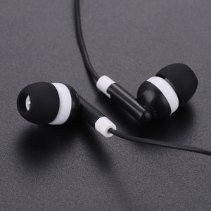 CN-Outlet Wholesale Bulk Individually Bagged Earbuds Headphones 100 Pack for iPhone, Android, MP3 Player(Black)