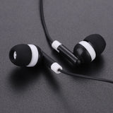 CN-Outlet Wholesale Bulk Individually Bagged Earbuds Headphones 100 Pack for iPhone, Android, MP3 Player(Black)
