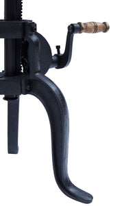 Jofran Inc. Global Archive Industrial Iron And Solid Wood Crank Table