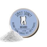 Unflavored Simply Sooney Fluoride Free Vegan Remineralizing Tooth Powder I for Naturally Stronger Teeth (Nano-hydroxyapatite)
