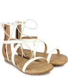 Shoetopia Girls White Stylish Trending Flats-Eu41,White,8,B09NBMMWWF