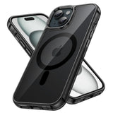 JETech Magnetic Case for iPhone 15 6.1-Inch Compatible with MagSafe Wireless Charging, Shockproof Phone Bumper Cover, Anti-Scrat