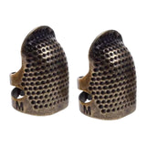 Enakshi 2Pcs Sewing Thimble Finger Protector Fingertip Thimble For Craft Accessories M|Crafts | Sewing | Other Sewing