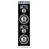 Rico Industries NBA Brooklyn Nets Die Cut 4-Piece The Quad Sticker Sheet