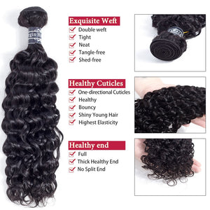 Amella Hair 8A Brazilian Virgin Curly Hair Weave One Bundle 95g 20inch 100% Unprocessed Brazilian Kinky Curly Human Hair Extensi